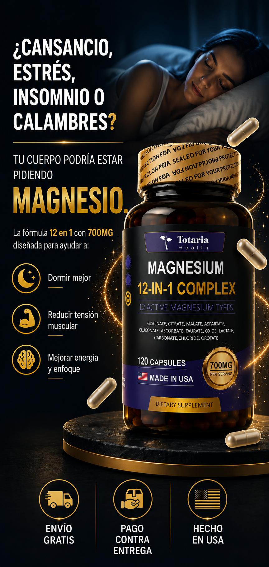 TOTARIA MAGNESIUM 12 IN 1 COMPLEX* 120c